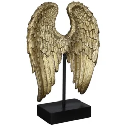 Skulptur Wing gold Höhe 30 cm