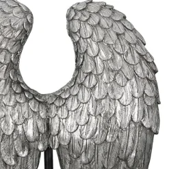 Skulptur Wing silber Höhe 30 cm