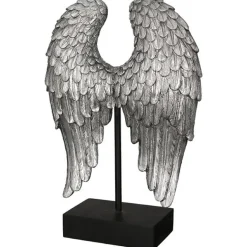 Skulptur Wing silber Höhe 30 cm