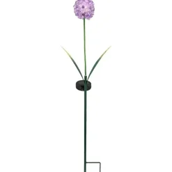 Solar Gartenstecker ALLIUM lila Höhe 70 cm