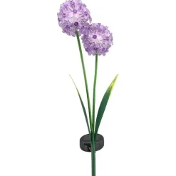 Solar Gartenstecker ALLIUM lila Höhe 70 cm