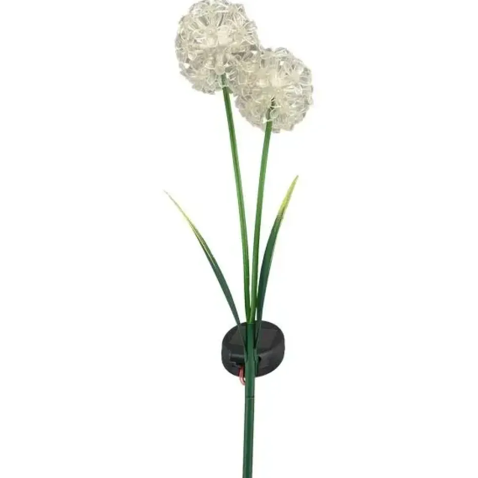Solar Gartenstecker Allium weiß Höhe 70 cm