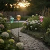 Solar Gartenstecker Luftballon 3er Set Höhe 103 cm