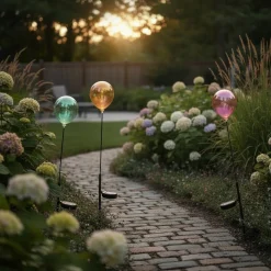 Solar Gartenstecker Luftballon 3er Set Höhe 103 cm