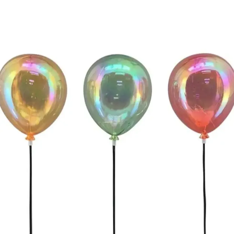 Solar Gartenstecker Luftballon 3er Set Höhe 103 cm