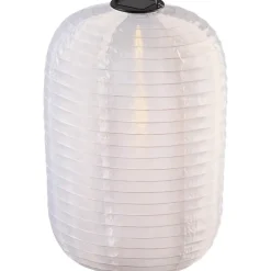 Solar-Lampions Weiß – 2er Set wetterfeste Outdoor-Gartenbeleuchtung