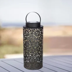 Solar Laterne Outdoor FLOWER H 27 cm