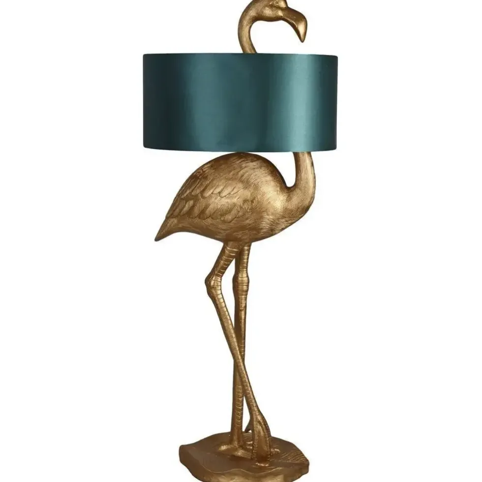 Stehlampe Flamingo gold Fanni Höhe 142 cm