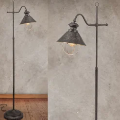 Stehlampe vintage FERARRA Höhe 154 cm