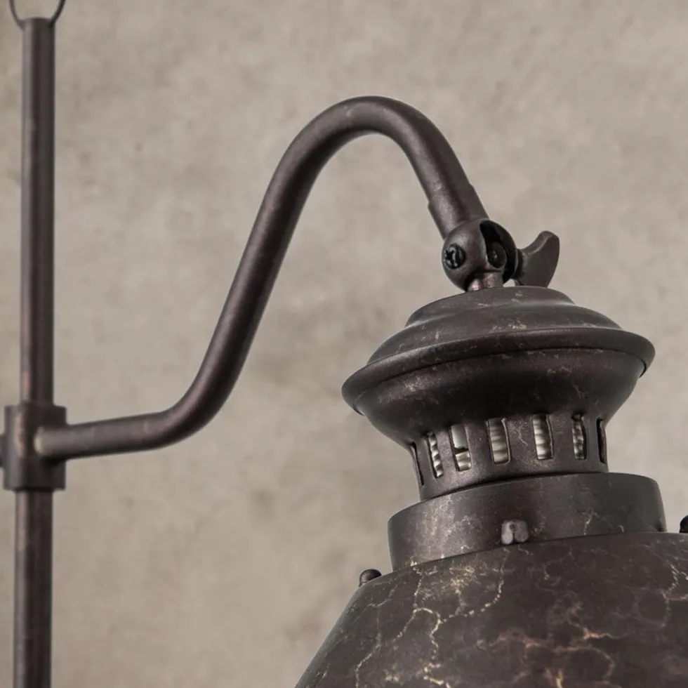 Stehlampe vintage FERARRA Höhe 154 cm