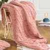 Strickdecke DARCY Magma rosé 130×170