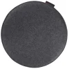 Stuhlkissen AVARO Magma anthrazit ø 35 cm