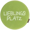 Stuhlkissen AVARO Magma “LIEBLINGSPLATZ” grün ø 35 cm