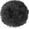 Stuhlkissen PAMINA Magma anthrazit ø 35 cm