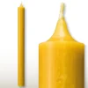 Tafelkerzen Set Rustic Spitzkerzen senf