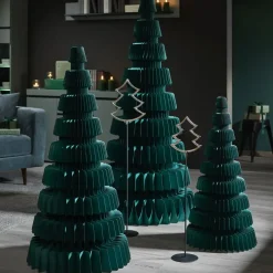 Tannenbaum Papier petrol