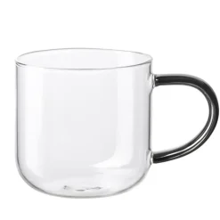 Teeglas mit Henkel ASA verschiedenfarbige Henkel 400 ml