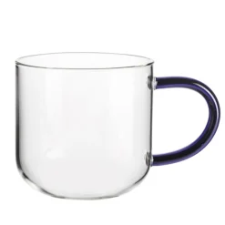Teeglas mit Henkel ASA verschiedenfarbige Henkel 400 ml