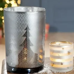Teelichtglas Weihnachten Sternstunden Casablanca