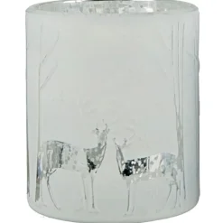 Teelichtglas Weihnachten Winterland Casablanca