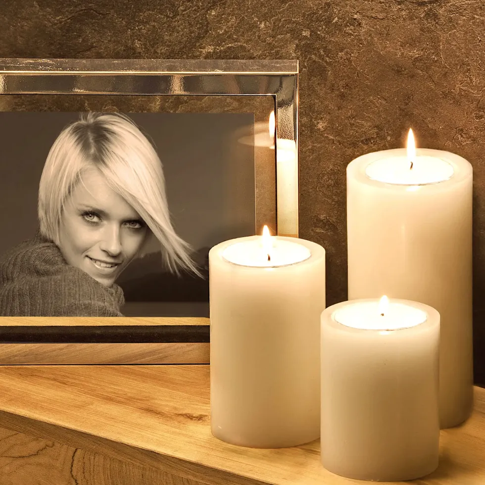 Teelichthalter Cornelius Stumpenkerze 10 cm