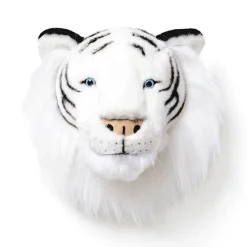 Tierkopf Schneetiger ALBERT Wild & Soft 25x30x30 cm