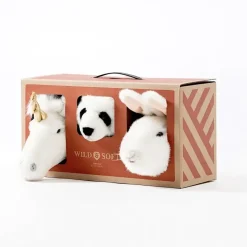 Tierköpfe LOVELY BOX Wild & Soft 3er Set 18x34x14 cm