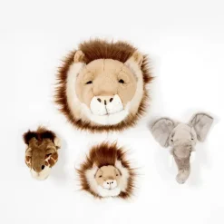 Tierköpfe SAFARI BOX Wild & Soft 3er Set 18x34x14 cm