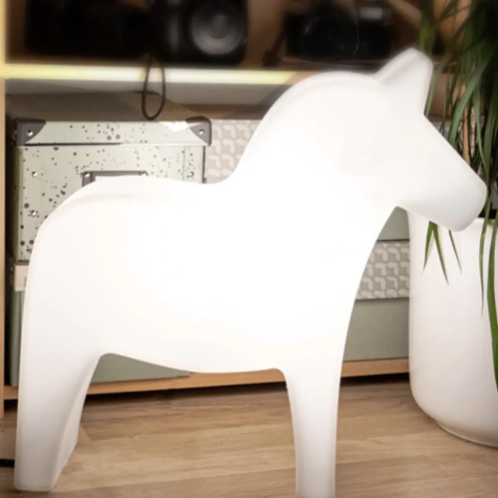 Tierlampe Pferdelampe Shining Horse Höhe 43 cm