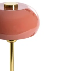 Tischlampe coral gold SURIN Höhe 34 cm