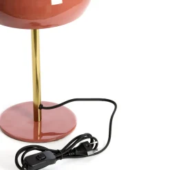 Tischlampe coral gold SURIN Höhe 34 cm
