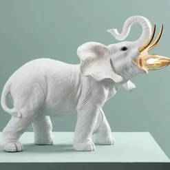 Tischlampe Elefant weiß Dumbo Werner Voß