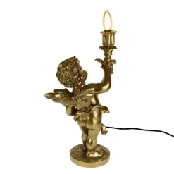 Tischlampe Engel gold Angelo Werner Voß Höhe 49 cm