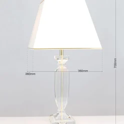 Tischlampe gold Phaedra Höhe 70 cm
