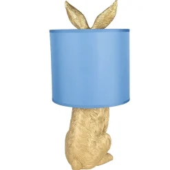Tischlampe Hase gold Henry Höhe 43 cm