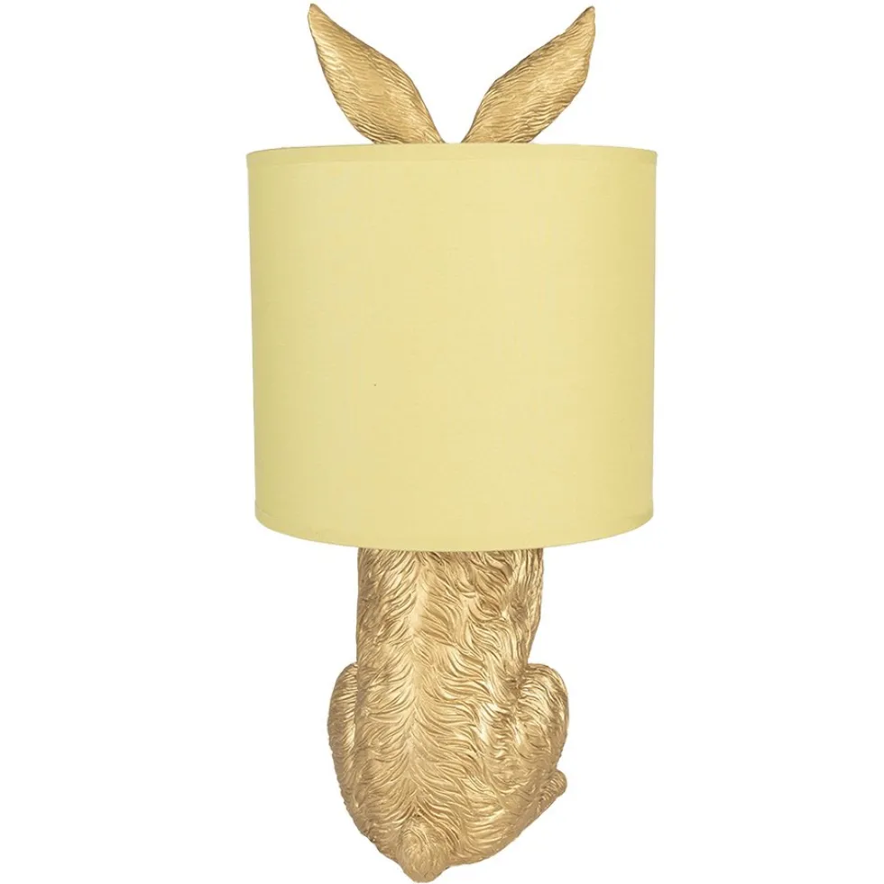 Tischlampe Hase gold Henry Höhe 43 cm