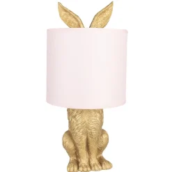 Tischlampe Hase gold Henry Höhe 43 cm