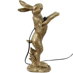 Tischlampe Hase HARALD gold Höhe 41 cm