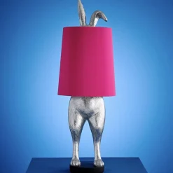 Tischlampe Hiding Bunny silber Werner Voß Höhe 74 cm