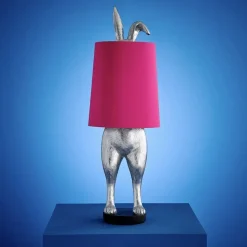 Tischlampe Hiding Bunny silber Werner Voß Höhe 74 cm