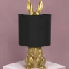 Tischlampe Kaninchen gold Carl Höhe 42 cm