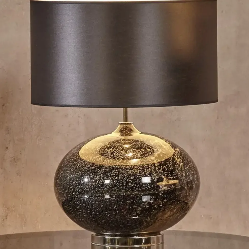 Tischlampe schwarz Vulcanic Kaheku