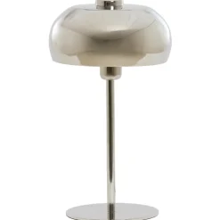 Tischlampe silber SURIN vernickelt Höhe 40 cm