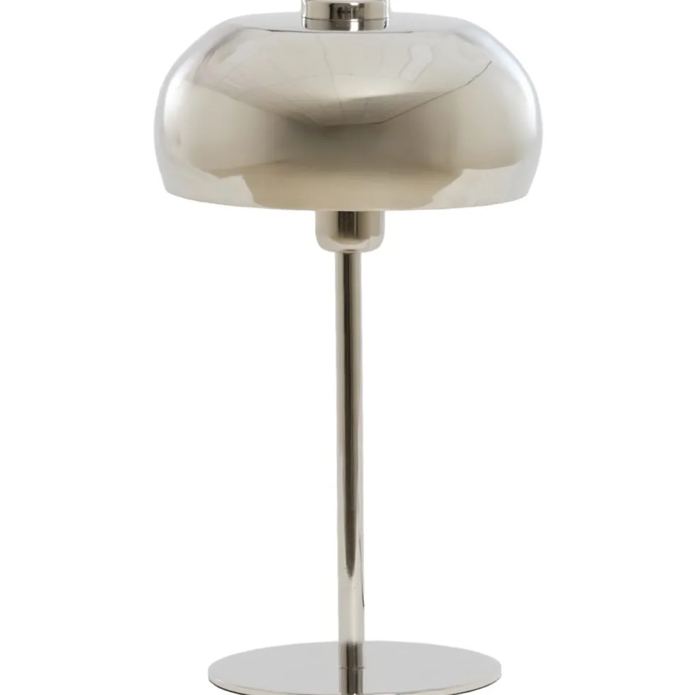 Tischlampe silber SURIN vernickelt Höhe 40 cm