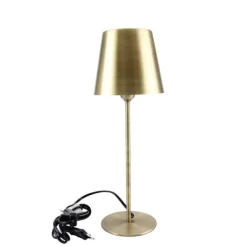 Tischlampe Somerset messing Kaheku