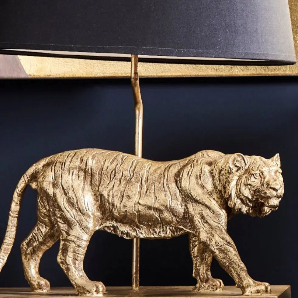 Tischlampe TIGER gold Werner Voß Höhe 58 cm