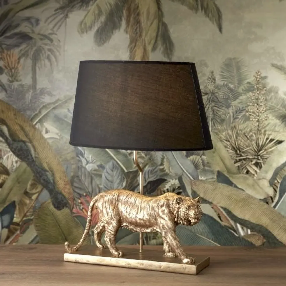 Tischlampe TIGER gold Werner Voß Höhe 58 cm
