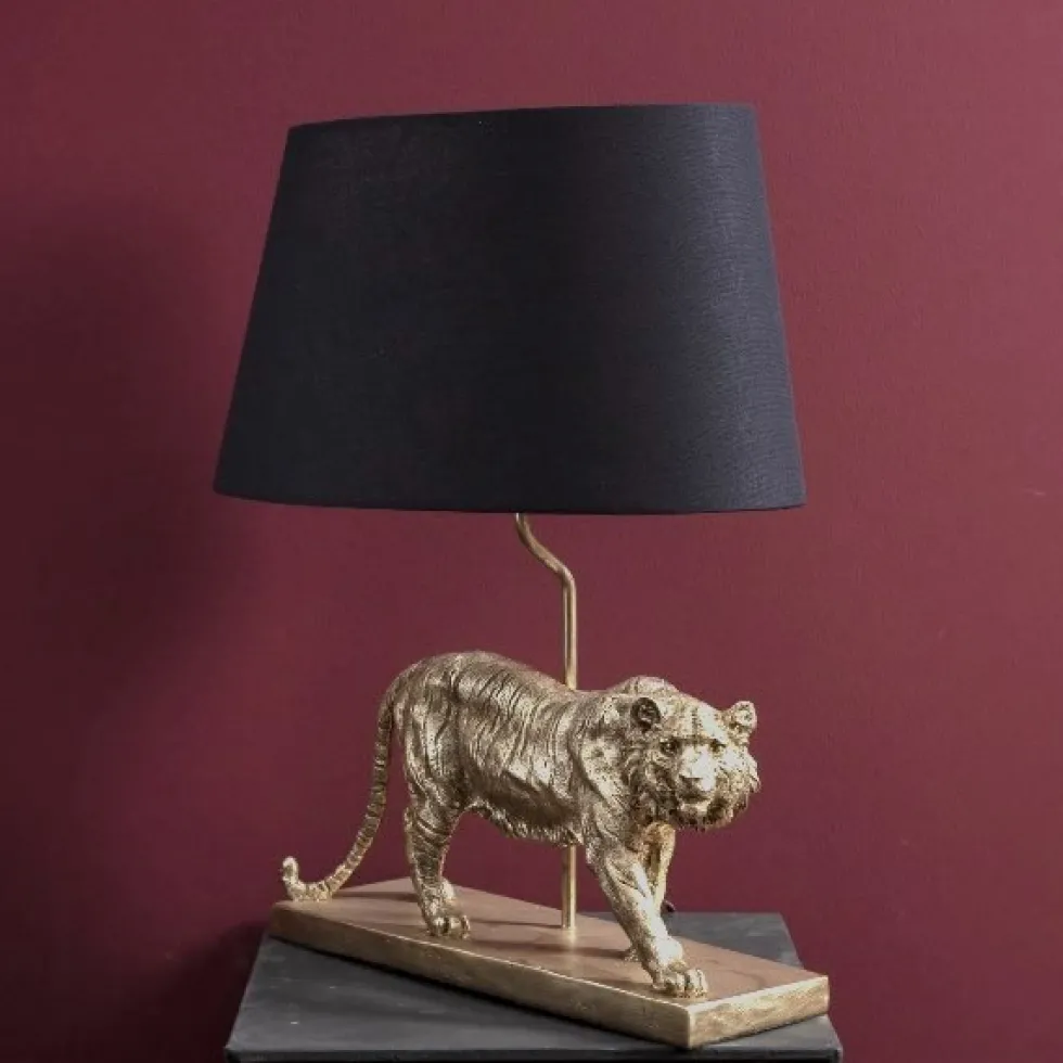 Tischlampe TIGER gold Werner Voß Höhe 58 cm