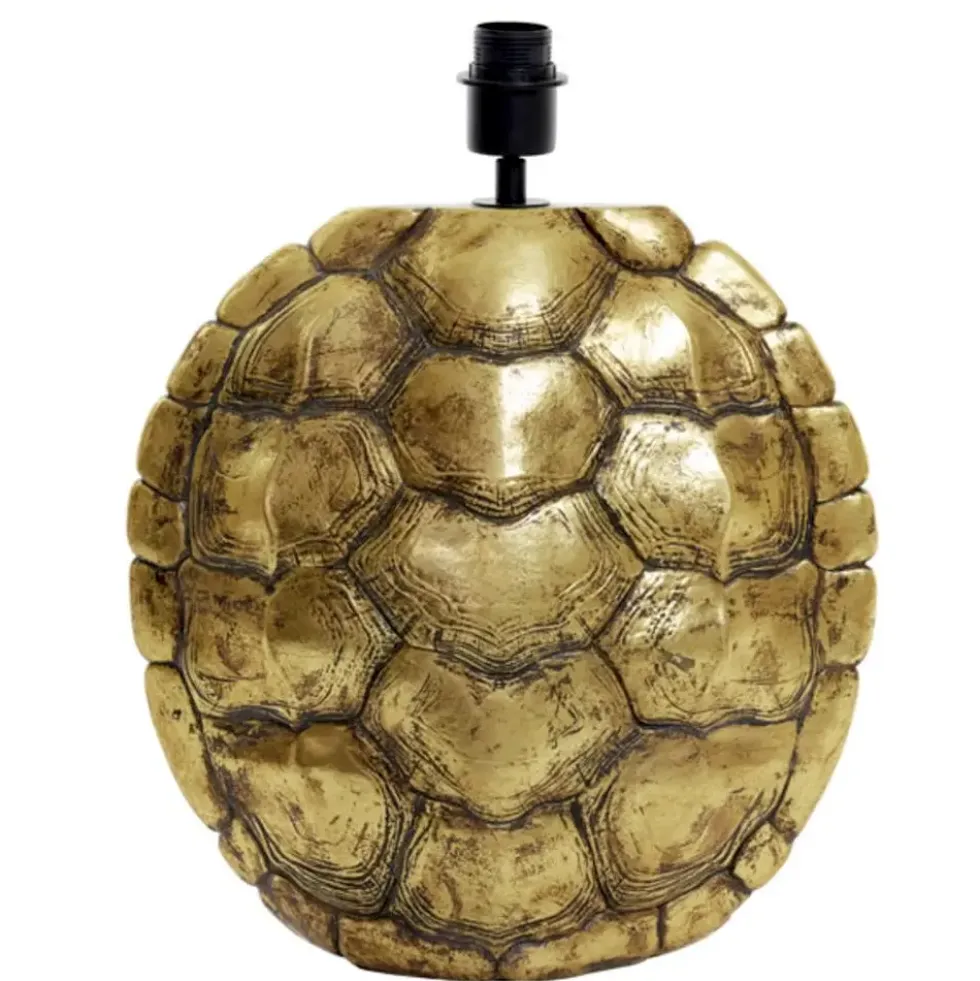 Tischlampe Turtle gold Höhe 57 cm