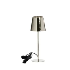 Tischlampe vernickelt Somerset Kaheku
